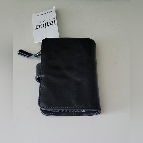 New With Tags Combo of Latico Black Leather Handbag and Latico Walet. - Picture 10 of 16